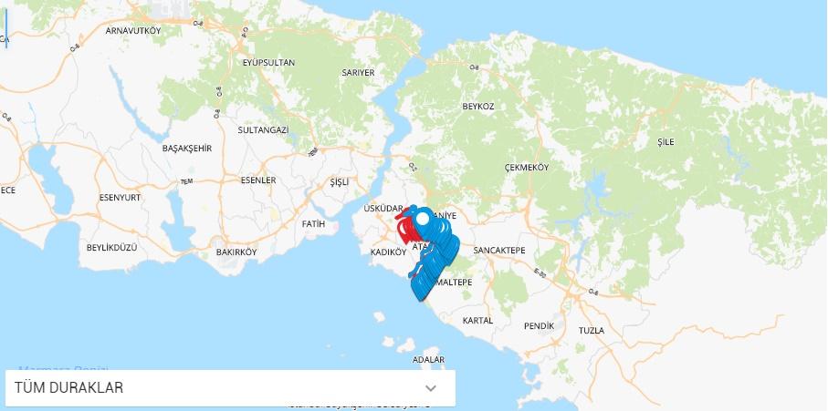 10 Ümraniye Devlet Hastanesi Ataşehir Bostancı Otobüs Geçiş Güzergahı