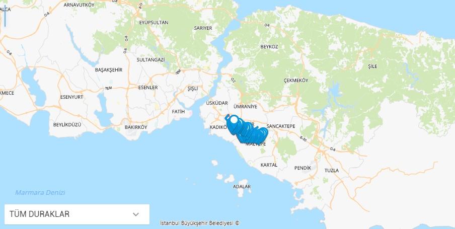 10A Esatpaşa Ataşehir Yeditepe Üniversitesi Otobüs Hat Güzergâhı