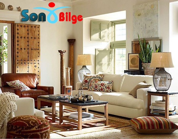 Country tarz dekorasyon stili