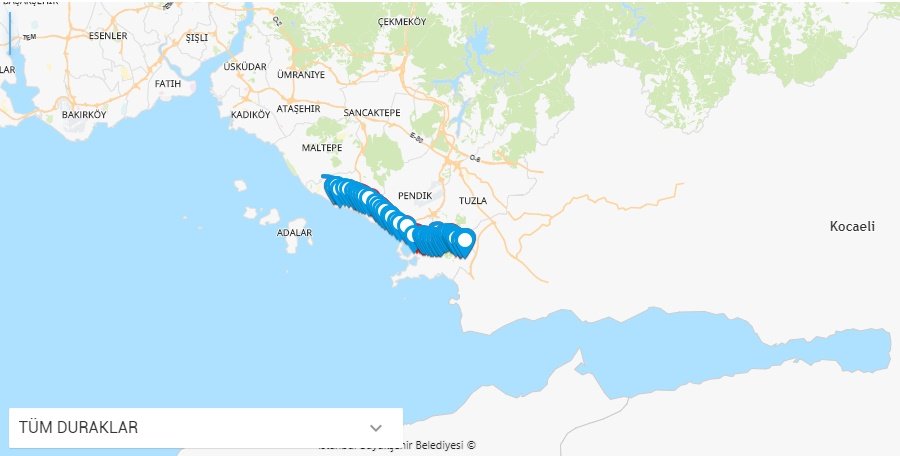 KM11 Geçiş Güzergahları