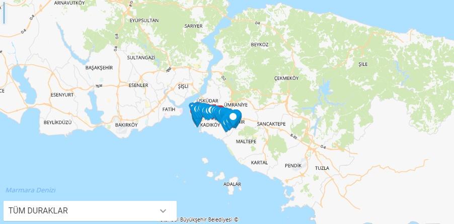 11M Mustafa Kemal Mahallesi Üsküdar Otobüs Hat Güzergâhı