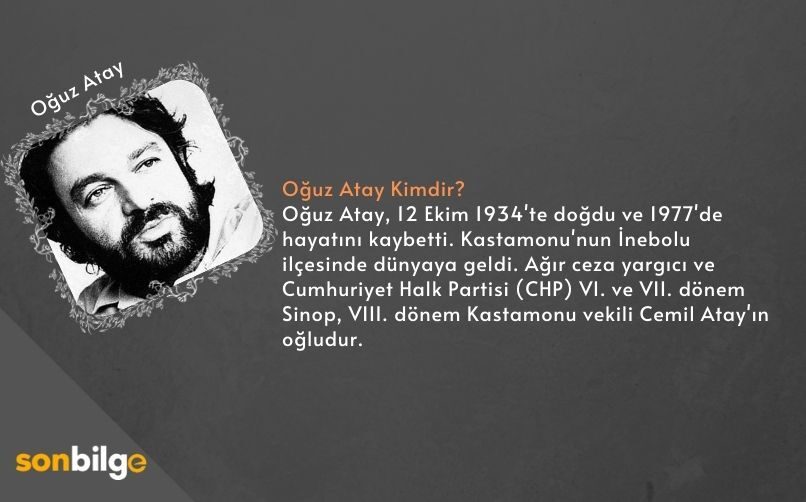 Oğuz Atay Sözleri: Oğuz Atay Kitaplarından Alıntı Resimli Sözler