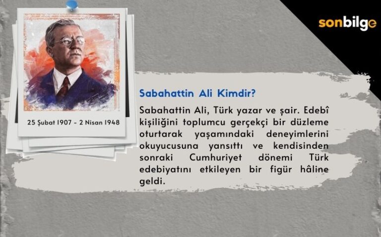 Sabahattin Ali Sözleri ve Şiirleri