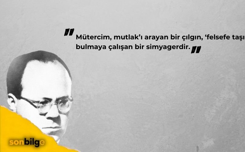 Cemil Meriç sözleri