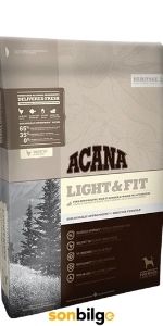 Acana Light-Fit Tahılsız Tavuk ve Balıklı Diyet Köpek Maması