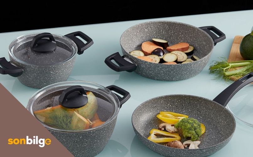 Karaca Gris Bio Granit 7 Parça Tencere Seti