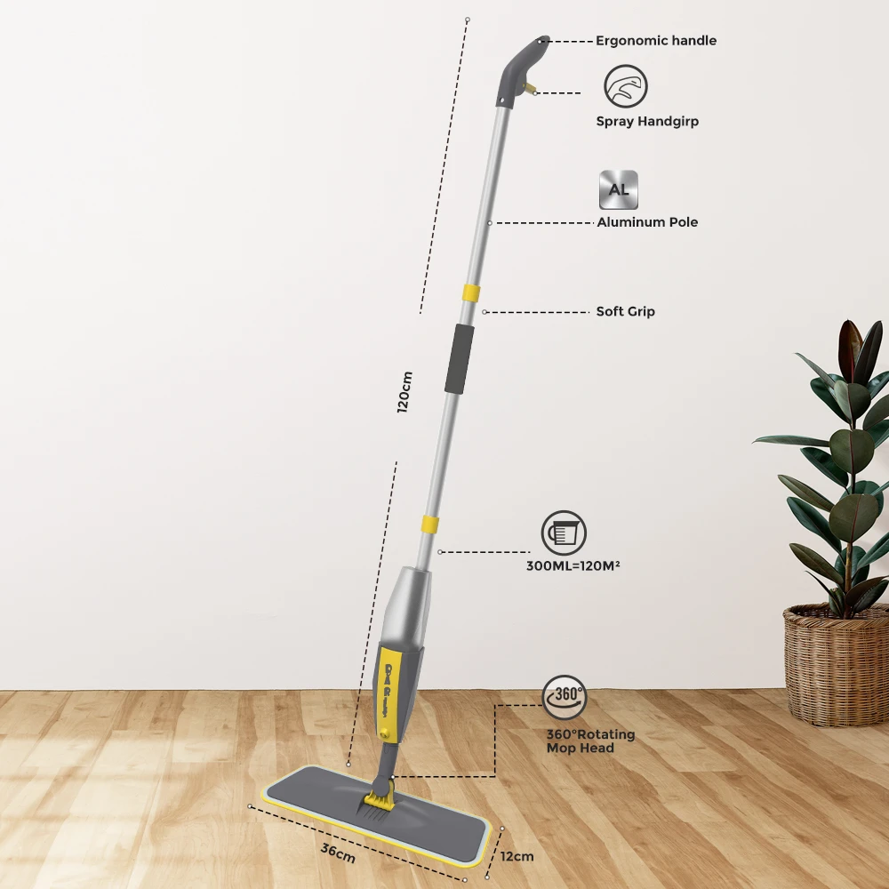 SDARISB Su Püskürtmeli Sprey Mop Paspas