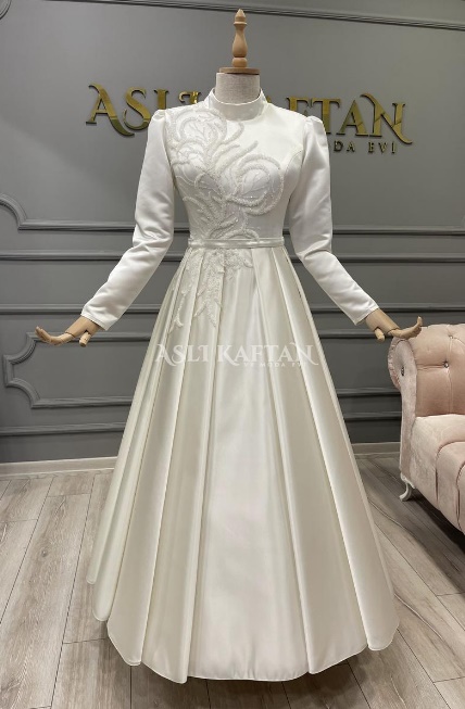 Arın Saten Gelinlik Modeli