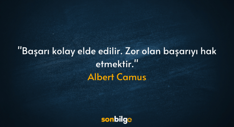 Albert Camus sözleri