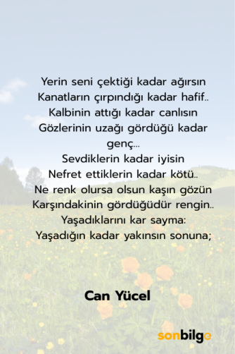 Can Yücel – “Her Şey Sende Gizli” Şiiri