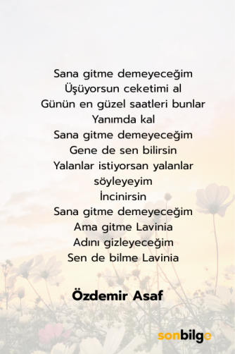 Özdemir Asaf Lavinia