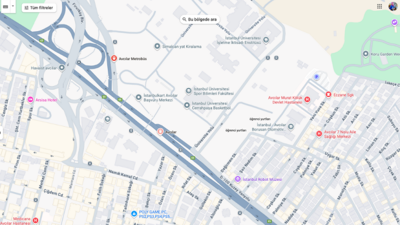 Avcılar Metrobüs Durağı
