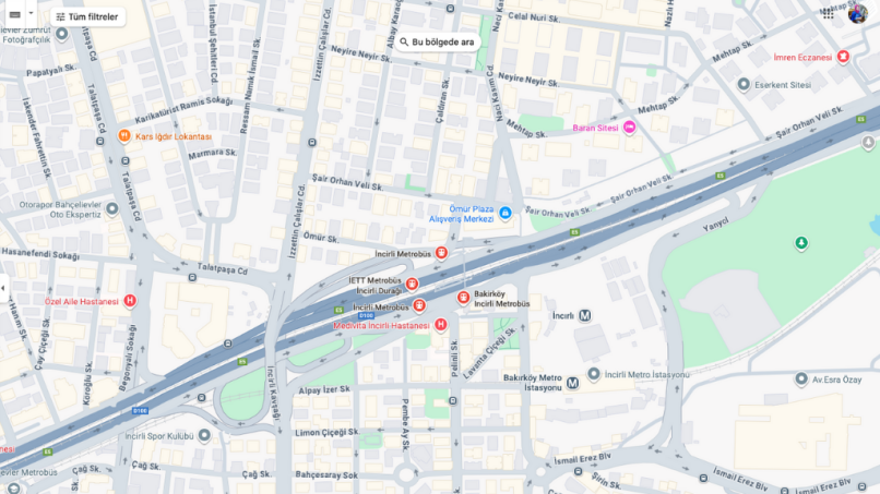 İncirli Metrobüs Durağı 