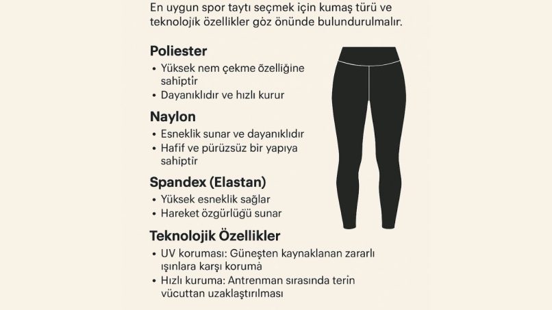 kumaş tipine göre tayt seçimi